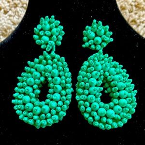 💚Beaded Statement Earrings💚